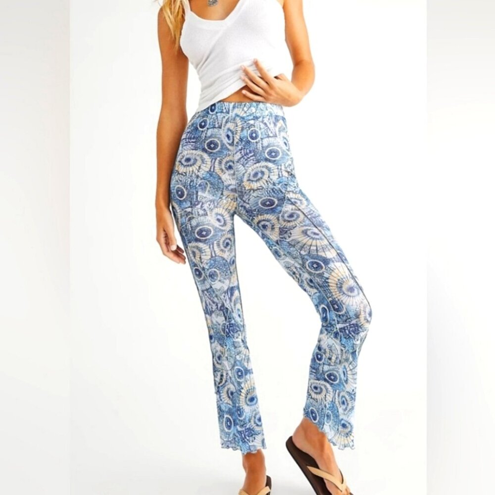 Kim Shui Printed Pants NWOT